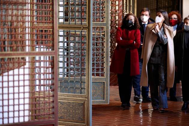 Entertainment Themen der Woche KW48 Entertainment Bilder des Tages Queen Letizia of Spain attends the re-opening to the public of the collection of the Convent of Las Descalzas Reales in Madrid, Spain, 02 December 2021. Re-opening to the public of the collection of the Convent of Las Descalzas Reales !ACHTUNG: NUR REDAKTIONELLE NUTZUNG!  Copyright: xJUANxCARLOSxHIDALGOx GRAF6948 20211202-d7ca4c83ac4561fa7b1afe11b58bd59668711825
