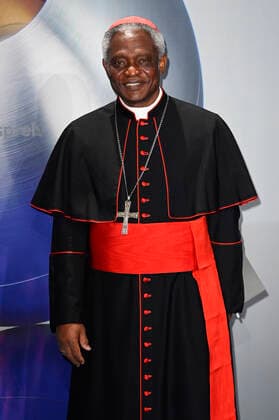 Peter Turkson bei der Verleihung des Deutschen Nachhaltigkeitspreises Design 2021 im Maritim Hotel. Düsseldorf, 02.12.2021