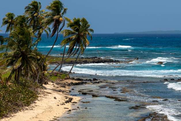 Wild beaches in Big Corn Island, Caribbean Sea, Nicaragua, Central America, America. Nicaragua Copyright: xSergixReboredox xVWPicsx SRE-061-CY0924