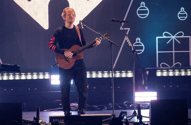 December 3, 2021, Inglewood, CA, USA: INGLEWOOD, CALIFORNIA - DECEMBER 03: Ed Sheeran performs onstage during 102.7 KIIS FM s Jingle Ball 2021 Presented By Capital One at The Forum on December 03, 2021 in Inglewood, California. Inglewood USA - ZUMAs181 20211203_zea_s181_061 Copyright: xImagespacex
