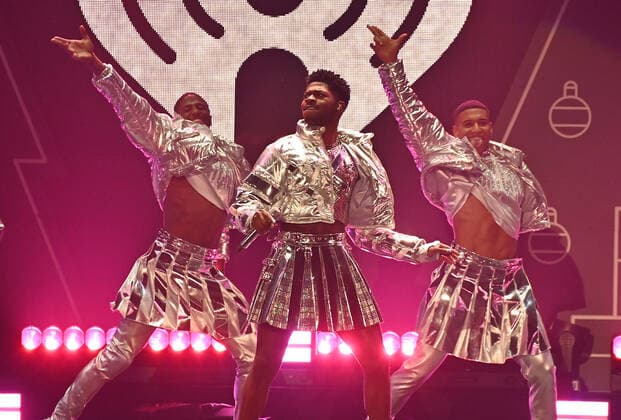 December 3, 2021, Inglewood, CA, USA: INGLEWOOD, CALIFORNIA - DECEMBER 03: Lil Nas X performs onstage during 102.7 KIIS FM s Jingle Ball 2021 Presented By Capital One at The Forum on December 03, 2021 in Inglewood, California. Inglewood USA - ZUMAs181 20211203_zea_s181_137 Copyright: xImagespacex