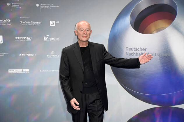 Hans Joachim Schellnhuber bei der Verleihung des 14. Deutschen Nachhaltigkeitspreises 2021 im Maritim Hotel. Düsseldorf, 03.12.2021