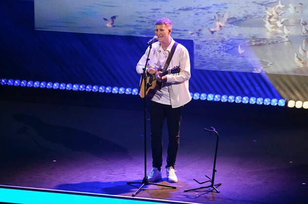 Nathan Evans bei der Verleihung des 14. Deutschen Nachhaltigkeitspreises 2021 im Maritim Hotel. Düsseldorf, 03.12.2021