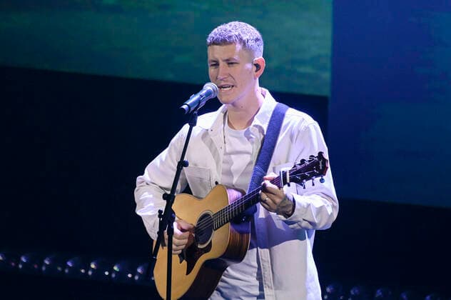 Nathan Evans bei der Verleihung des 14. Deutschen Nachhaltigkeitspreises 2021 im Maritim Hotel. Düsseldorf, 03.12.2021