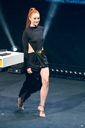 Barbara Meier bei der Verleihung des 14. Deutschen Nachhaltigkeitspreises 2021 im Maritim Hotel. Düsseldorf, 03.12.2021