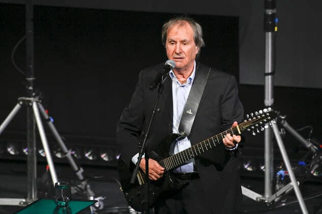 Chris de Burgh bei der Verleihung des 14. Deutschen Nachhaltigkeitspreises 2021 im Maritim Hotel. Düsseldorf, 03.12.2021