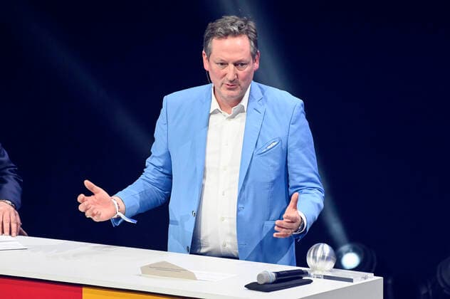 Eckart von Hirschhausen bei der Verleihung des 14. Deutschen Nachhaltigkeitspreises 2021 im Maritim Hotel. Düsseldorf, 03.12.2021