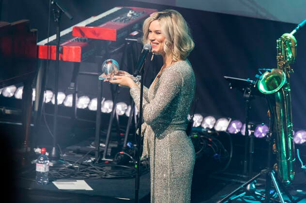 Joss Stone bei der Verleihung des 14. Deutschen Nachhaltigkeitspreises 2021 im Maritim Hotel. Düsseldorf, 03.12.2021