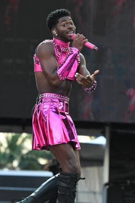 FORT LAUDERDALE FL - DECEMBER 05: Lil Nas X performs during day 2 at the Audacy Beach Music Festival on December 5, 2021 in Fort Lauderdale, Florida. Credit mpi04 MediaPunch Copyright: xmpi04x