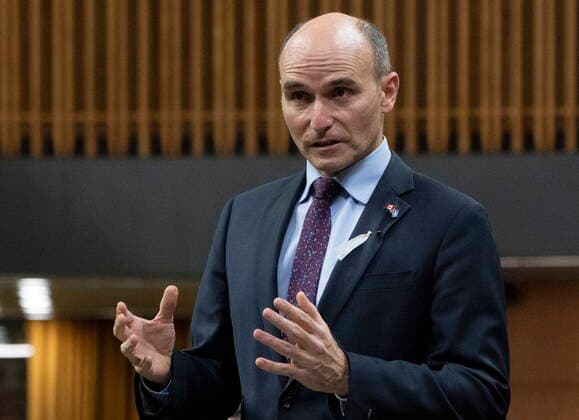 December 6, 2021, Ottawa, ON, Canada: Minister of Health Minister Jean-Yves Duclos rises during Question Period, Monday, December 6, 2021 in Ottawa. Ottawa Canada  - ZUMAc35_ 20211206_zaf_c35_037 Copyright: xAdrianxWyldx