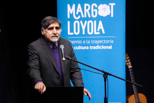 Santiago, December 7, 2021 The Minister of Cultures, Consuelo ValdÃ s, heads the award ceremony of the Margot Loyola 2021 Award, a distinction given by the Ministry in honor of the artist and culturist who died in 2015, as a way to recognize individuals or groups who have worked in the recovery an  Copyright: JONNATHANxOYARZUN ATONxCHILE