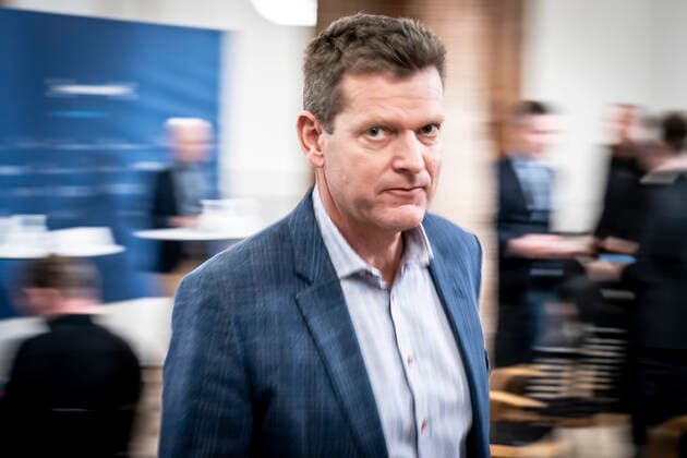Direktoer i Sundhedsstyrelsen Soeren Brostroem efter pressebriefing om status paa epidemien, Omikron-varianten, smitteopsporing og test-kapaciteten, i Eigtveds Pakhus i Koebenhavn, tirsdag den 7. december 2021. , Copenhagen Denmark Copyright: RitzauxScanpix MadsxClausxRasmussenx cop105 spdk20211207-174733-L