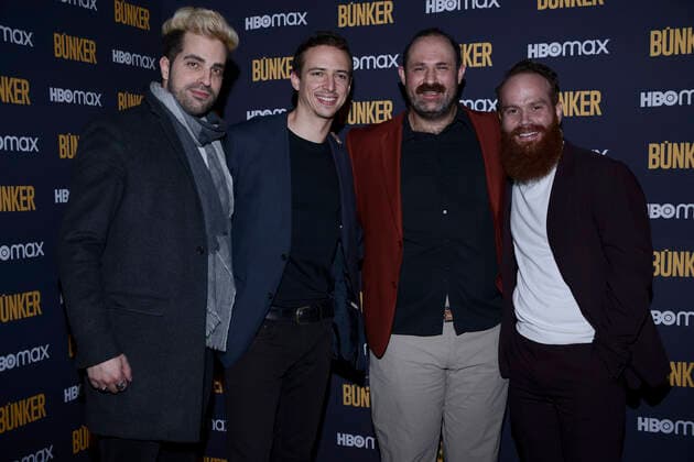 ˜Bunker™ TV Series Premiere MEXICO CITY, MEXICO - DECEMBER 7, 2021: Alex Walerstein, Julian Segura, Daniel Haddad, Victor Oliveira, pose for photos during the Violet carpet of Bunker original series by HBO Max at Antiguo Hotel Reforma on December 7, 2021 in Mexico City, Mexico. (Photo by Carlos Tischler Eyepix Group) Copyright: xCarlosxTischlerx xEyepixxGroupx EYEPIXGROUP_CT_07122021_20725