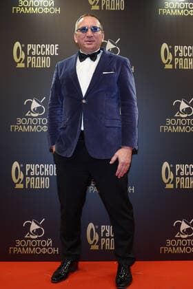 MOSCOW, RUSSIA - DECEMBER 10, 2021: Russian Media Group General Producer Sergei Baldin attends the 2021 Golden Gramophone Awards ceremony at the State Kremlin Palace. Valery Sharifulin TASS  TS11B6E5