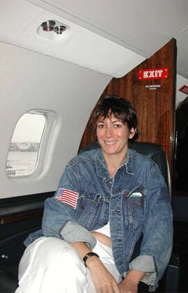 December 10, 2021: The US attorney s office has released images during the trial of Ghislaine Maxwell, 59, who faces six federal charges relating to accusations in the sexual exploitation of girls with sex offender Jeffrey Epstein. The photos, entered into evidence on Tuesday, December 7, 2021 were recovered during an FBI raid at Epstein s Upper East Side mansion in 2019, an FBI analyst testified. UNDATED FILE PICTURE: GHISLAINE MAXWELL on his private jet. New York USA - ZUMAz03_ 20211210_new_z03_055 Copyright: xUSxAttorneyxOfficex