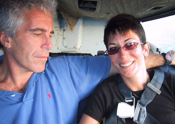 December 10, 2021: The US attorney s office has released images during the trial of Ghislaine Maxwell, 59, who faces six federal charges relating to accusations in the sexual exploitation of girls with sex offender Jeffrey Epstein. The photos, entered into evidence on Tuesday, December 7, 2021 were recovered during an FBI raid at Epstein s Upper East Side mansion in 2019, an FBI analyst testified. UNDATED FILE PICTURE: JEFFREY EPSTEIN and GHISLAINE MAXWELL on his private jet. New York USA - ZUMAz03_ 20211210_new_z03_054 Copyright: xUSxAttorneyxOfficex