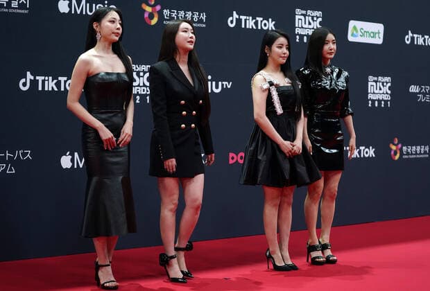 2021 Mnet Asian Music Awards MAMA PAJU, SOUTH KOREA, DEC 11: South Korean girl group Brave Girls during 2021 Mnet Asian Music Awards MAMA at the CJ ENM STUDIO CENTER in Paju, South Korea, on December 11, 2021. Paju the CJ ENM STUDIO CENTER South Korea 7075_250036 Copyright: xSeokyongxLee PentaxPressx