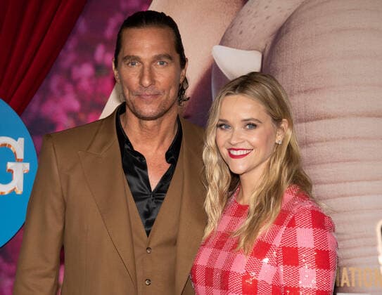 Bilder des Jahres 2021, Entertainment 12 Dezember Entertainment Themen der Woche KW49 December 12, 2021, Los Angeles, California, USA: Matthew McConaughey and Reese Witherspoon attend the Premiere Of Illumination s Sing 2 Los Angeles USA - ZUMAb173 20211212_zap_b173_076 Copyright: xBillyxBennightx