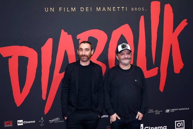 Bilder des Jahres 2021, Entertainment 12 Dezember Entertainment Themen der Woche KW50 Entertainment Bilder des Tages Milano 15 12 2021 - red carpet film Diabolik foto Daniele Buffa Image Sport nella foto: Marco Manetti-Antonio Manetti *** Milan 15 12 2021 red carpet film Diabolik photo Daniele Buffa Image Sport in the photo Marco Manetti Antonio Manetti 
