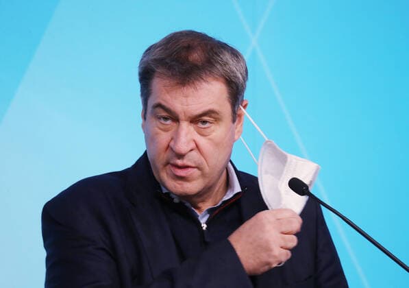 PK von Ministerpräsident Dr. Markus Söder zum Thema ãHatespeechÒ Dr Markus Söder gibt im Prinz-Carl-Palais eine Pressekonferenz zum Thema ãHatespeachÒ, München Bayern Deutschland Prinz-Carl-Palais