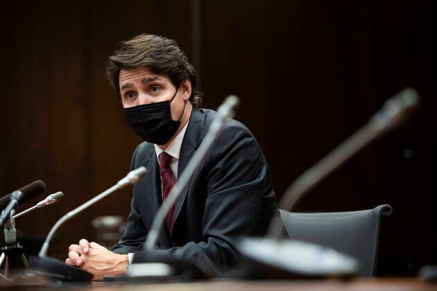 News Bilder des Tages December 16, 2021, Ottawa, ON, Canada: Prime Minister Justin Trudeau participates in a year end interview with The Canadian Press in Ottawa, on Thursday, Dec. 16, 2021. Ottawa Canada  - ZUMAc35_ 20211216_zaf_c35_062 Copyright: xJustinxTangx