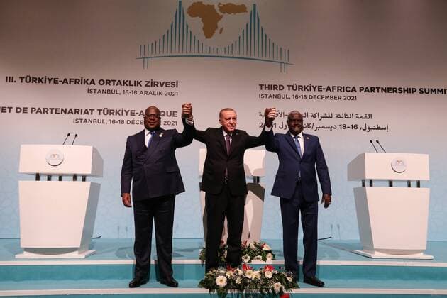 News Themen der Woche KW50 News Bilder des Tages Turkish President Erdogan speaks during 3rd Turkey - Africa Partnership Summit at Istanbul Congress Center in Istanbul 17366762