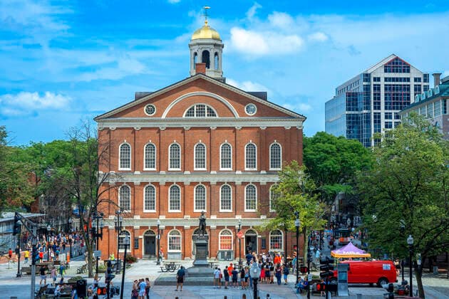 Architektur von Kevin Roche Faneuil Hall designed by Charles Bullfinch Boston ,Massachusetts, United States of America Boston Massachusetts USA Copyright: xSergixReboredox SRE-EP1239