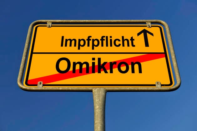 Symbolbild, Bekämpfung des Omikron Coronavirus durch Impfstrategie, Impfpflicht, Impfzwang, Boostern, fünfte Welle der Corona-Krise, Deutschland Coronavirus