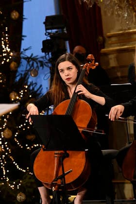 Illustration shows the rehearsal of the yearly Christmas concert, in the Throne Room (Salle du Trone - Troonzaal) at the Royal Palace in Brussels, Tuesday 21 December 2021.  POOLxPHILIPxREYNAERTS 3160703
