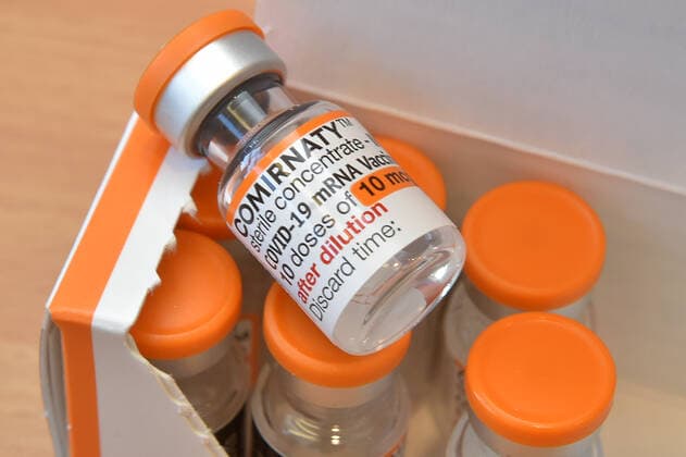 Vaccination against COVID-19 for children aged 5-11 years began at the vaccination center in Kadan, Czech Republic, on December 22, 2021. (CTKxPhoto SlavomirxKubes) CTKPhotoP2021122204158  KBS_08k