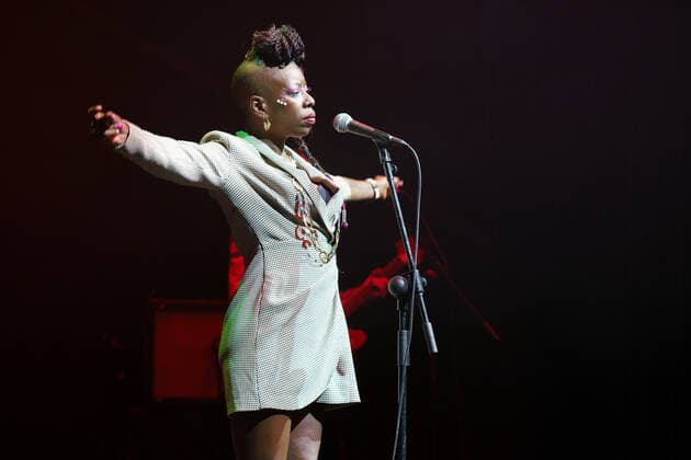 December 26, 2021, Madrid, Spain: Singer Shirley Davis performs during the Madrid Christmas concert at the Conde Duque center in Madrid. Madrid Spain - ZUMAs197 20211226_zaa_s197_055 Copyright: xAtilanoxGarciax