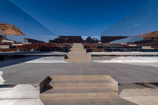 IMAGO Creative: Dichotomien, Reflexionen - Architektur Maraya Concert Hall, Al Ula, Kingdom of Saudi Arabia, Middle East Copyright: MichaelxRunkel 1184-6399 Editorial Use Only