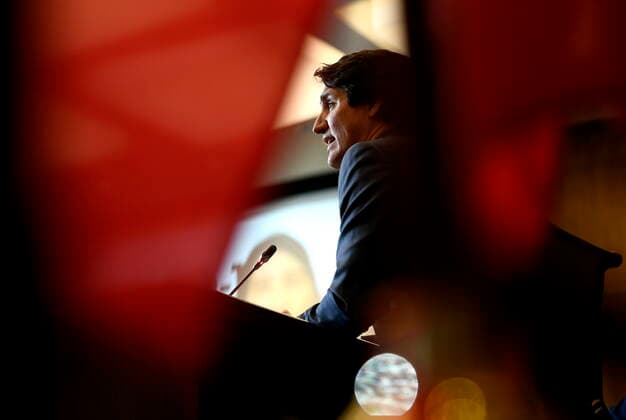 January 5, 2022, Ottawa, ON, CAN: Prime Minister Justin Trudeau participates in a news conference on the COVID-19 pandemic in Ottawa, on Wednesday, Jan. 5, 2022. Ottawa CAN  - ZUMAc35_ 20220105_zaf_c35_003 Copyright: xJustinxTangx