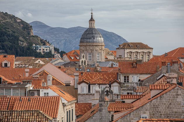 Dubrovnik coronavirus (COVID-19) pandemic A general view of Croatia s UNESCO protected medieval town of Dubrovnik, Croatia on January 7, 2022. GrgoxJelavic PIXSELL