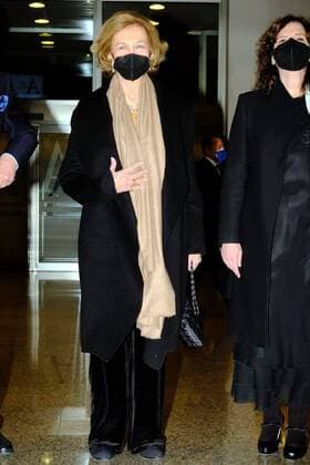 Queen Sofía during the charity concert for the 75th anniversary of Caritas in Madrid, January 08, 2022 Cordon Press