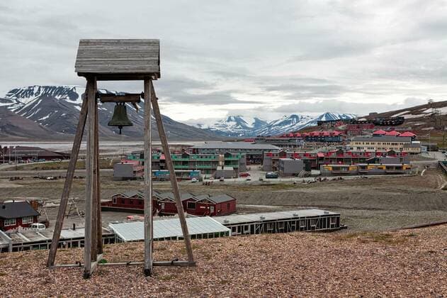  Bell tower in Longyearbyen, Norway, 24.09.2021, Copyright: xLuigiMorbidellix Panthermedia23393486