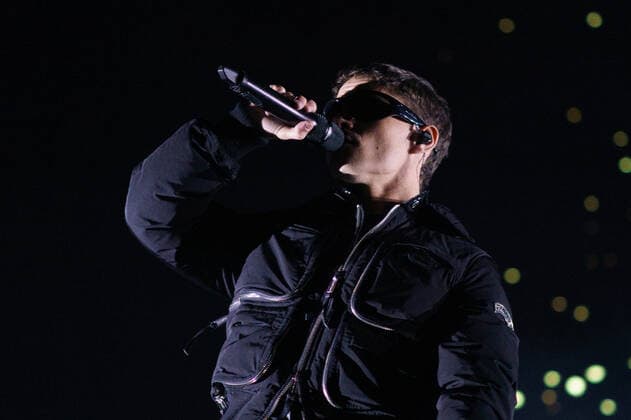 January 13, 2022, Madrid, Spain: Singer Christian Senra, artistically known as Sen Senra performs during his concert at the Palacio de los Deportes in Madrid. Madrid Spain - ZUMAs197 20220113_zaa_s197_171 Copyright: xAtilanoxGarciax