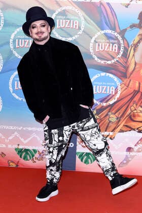 Boy George bei der Premiere der Show Cirque du Soleil - Luzia in der Royal Albert Hall. London, 13.01.2022 *** Boy George at the premiere of the show Cirque du Soleil Luzia at the Royal Albert Hall London, 13 01 2022 Foto:xS.xVasx xFuturexImage