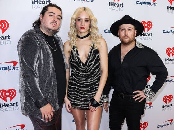 iHeartRadio ALTer EGO 2022 Paul Davis, Michelle Joy and Ryan Clapham of Cannons attend the iHeartRadio ALTer EGO 2022 held at The Forum on January 15, 2022 in Inglewood, Los Angeles, California, United States. Inglewood California United States  Copyright: xImagexPressxAgencyx originalFilename: collin-iheartra220116_npGmV.jpg