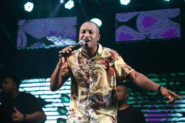 Thiaguinho Konzert in Florianopolis January 16, 2022, Florianopolis, Santa Catarina, Brazil: Brazilian singer Thiaguinho performs during a show at Hot Summer 2022, at P12 in Jurere Internacional, in the city of Florianopolis, Santa Catarina, on Sunday night (16).  Copyright: xLecoxVianax