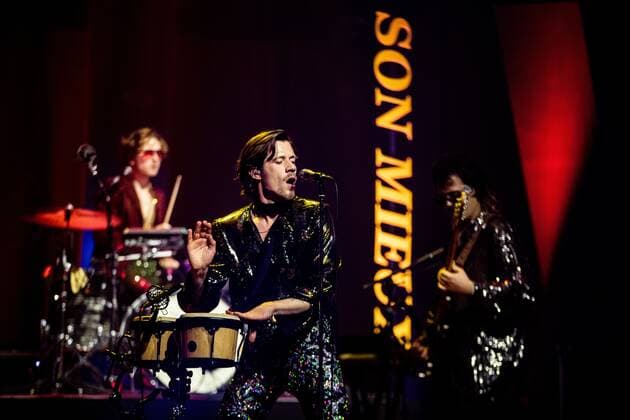 Entertainment Bilder des Tages GRONINGEN - A livestream performance by band Son Mieux from The Hague with lead singer Camiel Meiresonne will be recorded for Eurosonic Noorderslag. Due to the corona virus, the Groningen festival will once again take place completely online. ANP KIPPA PAUL BERGEN