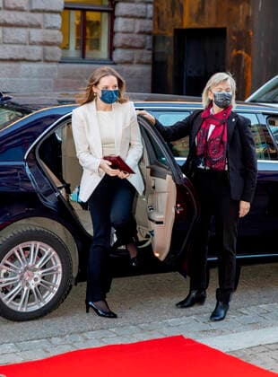 20-01-2022 Norway Princess Ingrid Alexandra at the parliament on an official visit in connection with her 18th birthday in Oslo. Â  Copyright: xPPEx