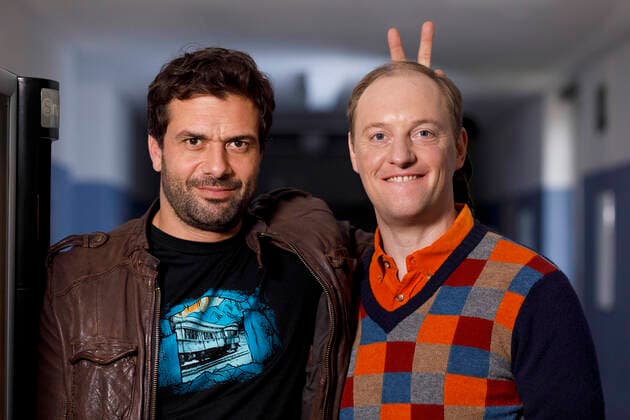 Kai Schumann und Steffen Will am Set der ZDF-Serie und Kriminalkomödie Heldt . Köln, 01.12.2019 Foto:xC.xHardtx xFuturexImage