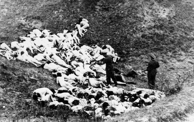 Babi Yar is a ravine in the Ukrainian capital Kiev and the site of a series of massacres carried out by German forces and local Nazi collaborators during their campaign against the Soviet Union.<br ><br > The most notorious and the best documented of these massacres took place on 29 30 September 1941, wherein 33,771 Jews were killed in a single operation. The decision to kill all the Jews in Kiev was made by the military governor, Major-General Kurt Eberhard, the Police Commander for Army Group South, SS-Obergruppenführer Friedrich Jeckeln, and the Einsatzgruppe C Commander Otto Rasch. It was carried out by Sonderkommando 4a soldiers, along with the aid of the SD and SS Police Battalions backed by the local police.<br ><br > The massac Supplier:xCPAxMediaxCo.xLtd. 1060_05_cpa0028377