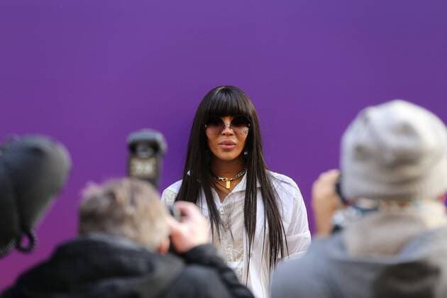 Bilder des Jahres 2022, Entertainment 01 Januar Entertainment Themen der Woche KW03 Entertainment Bilder des Tages Promis bei der Vuitton Modenschau in Paris Defile Vuitton homme en presence de Naomi Campbell au Carreau du Temple CELEBRITIES: Defile Vuitton - Paris - 20 01 2022 JonathanRebboah Panoramic  PESRK24022012