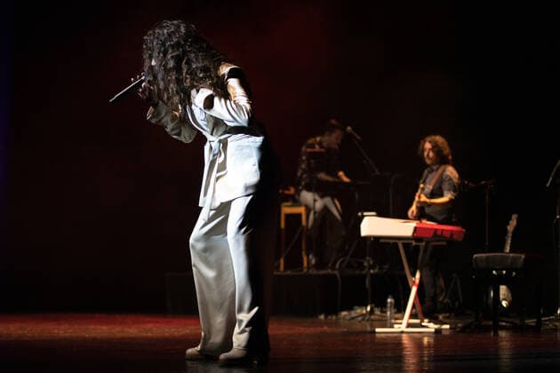 Ana Guerra performs live in Seville, Spain Seville, Spain. 22nd, January 2022. The Spanish singer Ana Guerra performs a live concert at the Teatro de la Real Maestranza in Seville. Seville Andalusia Spain  Copyright: xGonzalesxPhoto MarioxDiazxRaserox