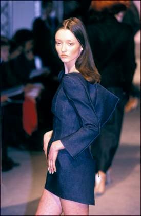 Défilé de mode Haute Couture, Printemps Eté 1998. Mugler - Audrey Marnay. 25722 0000-00-00 France Marnay, Audrey  Copyright: xGuyxMarineaux STAR_25722_010