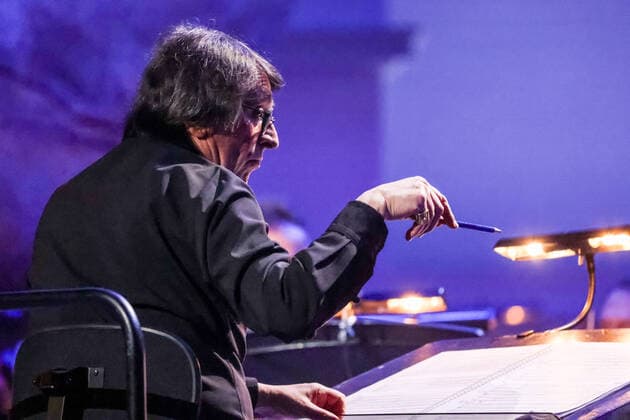 MOSCOW, RUSSIA â€“ JANUARY 24, 2022: Conductor Yuri Bashmet performs during a concert marking his 69th birthday at the Tchaikovsky Concert Hall; the concert is held as part of the 2022 Winter International Arts Festival. Artyom Geodakyan TASS  TS12021A