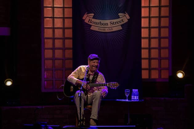 SÃO PAULO, SP - 24.01.2022: SHOW JOÃO BOSCO - The musician João Bosco performs this holiday eve on the Anniversary of the City of São Paulo on the Bourbon Street stage, the singer-songwriter, former partner of Aldir Blanc interprets classics such as Jade, Corsário, Kid Cavaquiknho, among others. The presentation took place on the night of this Monday, January 24, 2022. x2163308x  VanxCampos