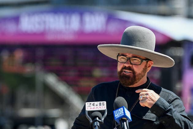 AUSTRALIA DAY 2022 SYDNEY, INXS founding member Andrew Farriss speaks to the media ahead of the Australia Day Live concert during Australia Day 2022 celebrations, in Sydney, Wednesday, January 26, 2022 ( NO ARCHIVING, EDITORIAL USE ONLY, NO USE IN BOOKS WITHOUT CONSENT SYDNEY NSW AUSTRALIA  Copyright: xBIANCAxDExMARCHIx 20220126001617221378